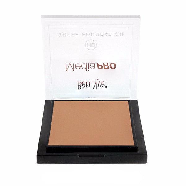 Ben Nye MediaPRO HD Sheer Foundation - Lightweight, Buildable Coverage for Flawless Skin | Professional Makeup for Photography, Film & Everyday Wear