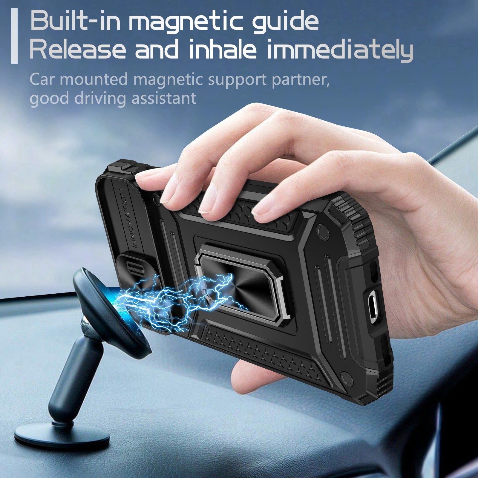 Premium Shockproof Hard Case for iPhone 14 - Durable Protection with Slim Design | Perfect for Outdoor, Travel & Everyday Use