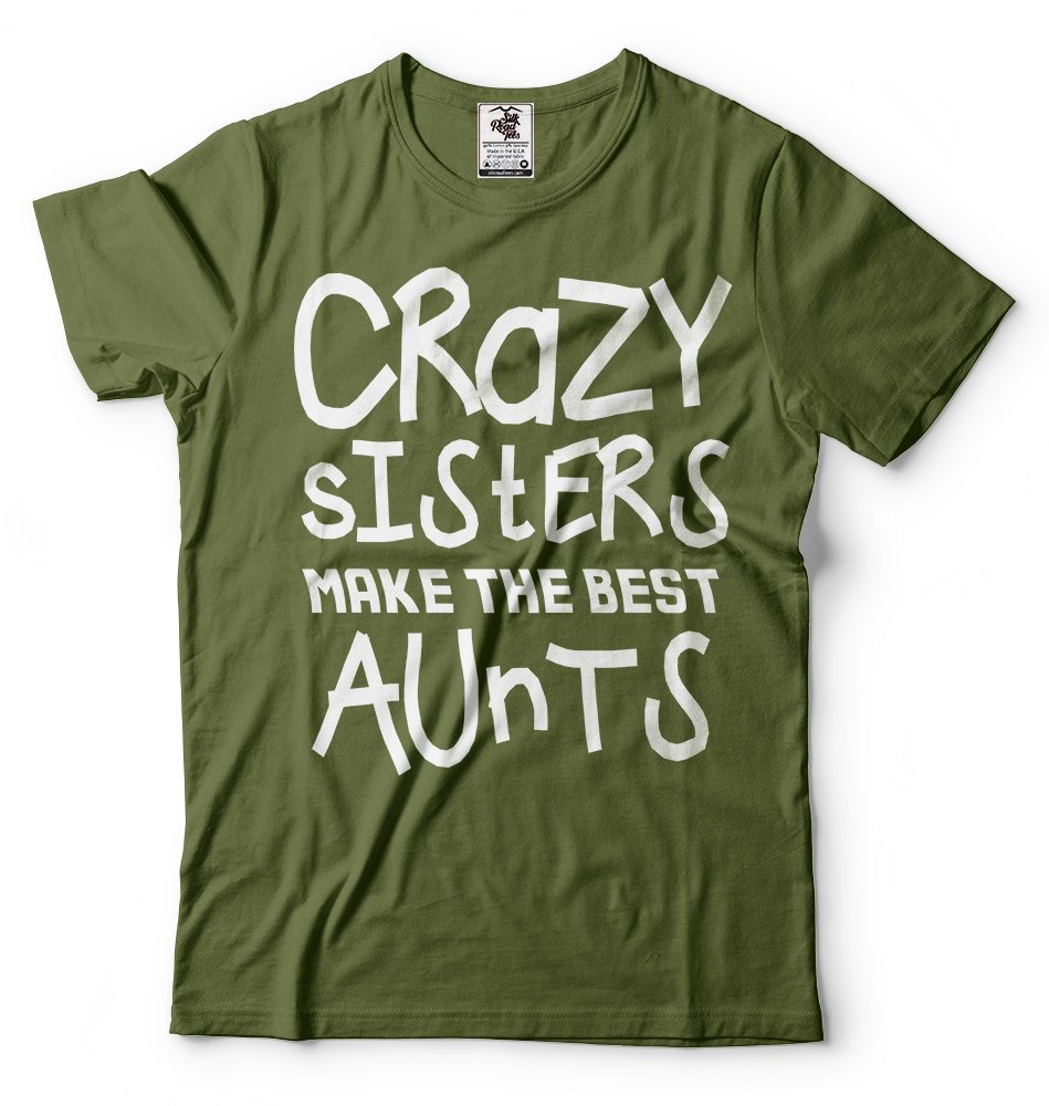 Silk Road Tees Aunt T-Shirt - Baby Announcement Gift for Sister - Funny Family Shirt for Pregnancy Reveal