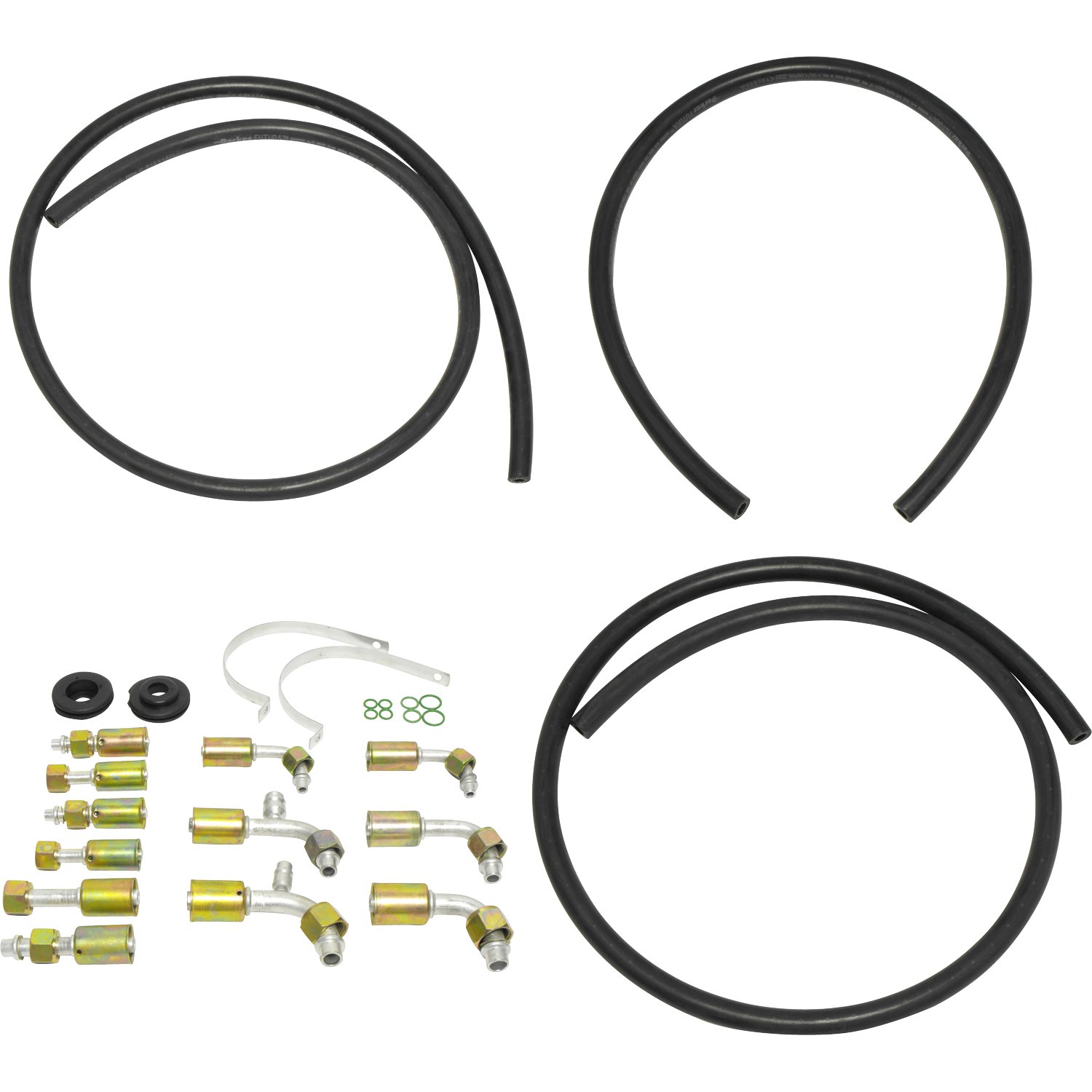 Universal Air Conditioner HK 0001KTU HVAC Heater Hose Kit - Compatible with Most Vehicles, Durable Rubber Construction - Perfect for AC Repair & Maintenance in Cars, Trucks & SUVs