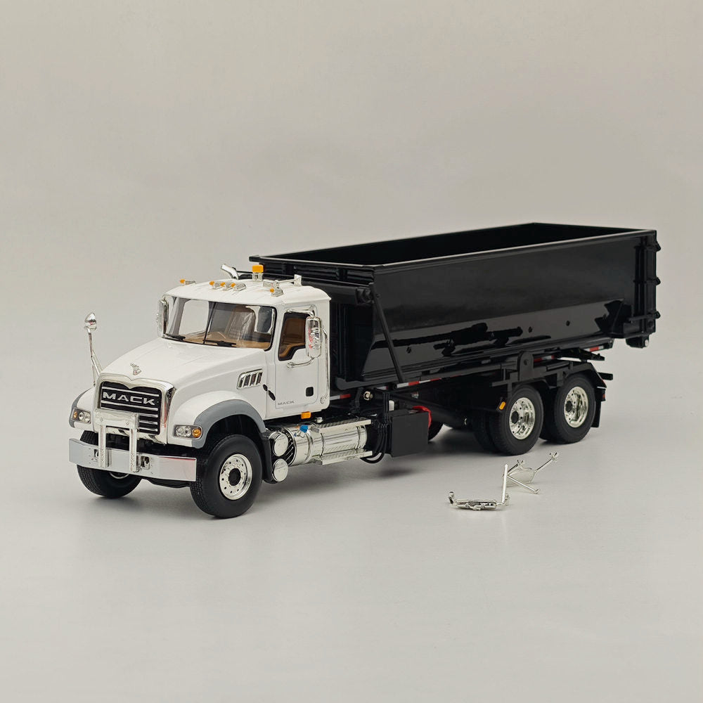 1/34 Scale Mack Granite MP Series Engine with Tub Style Roll Off Container #4211 - Perfect for Model Truck Collectors & Construction Enthusiasts