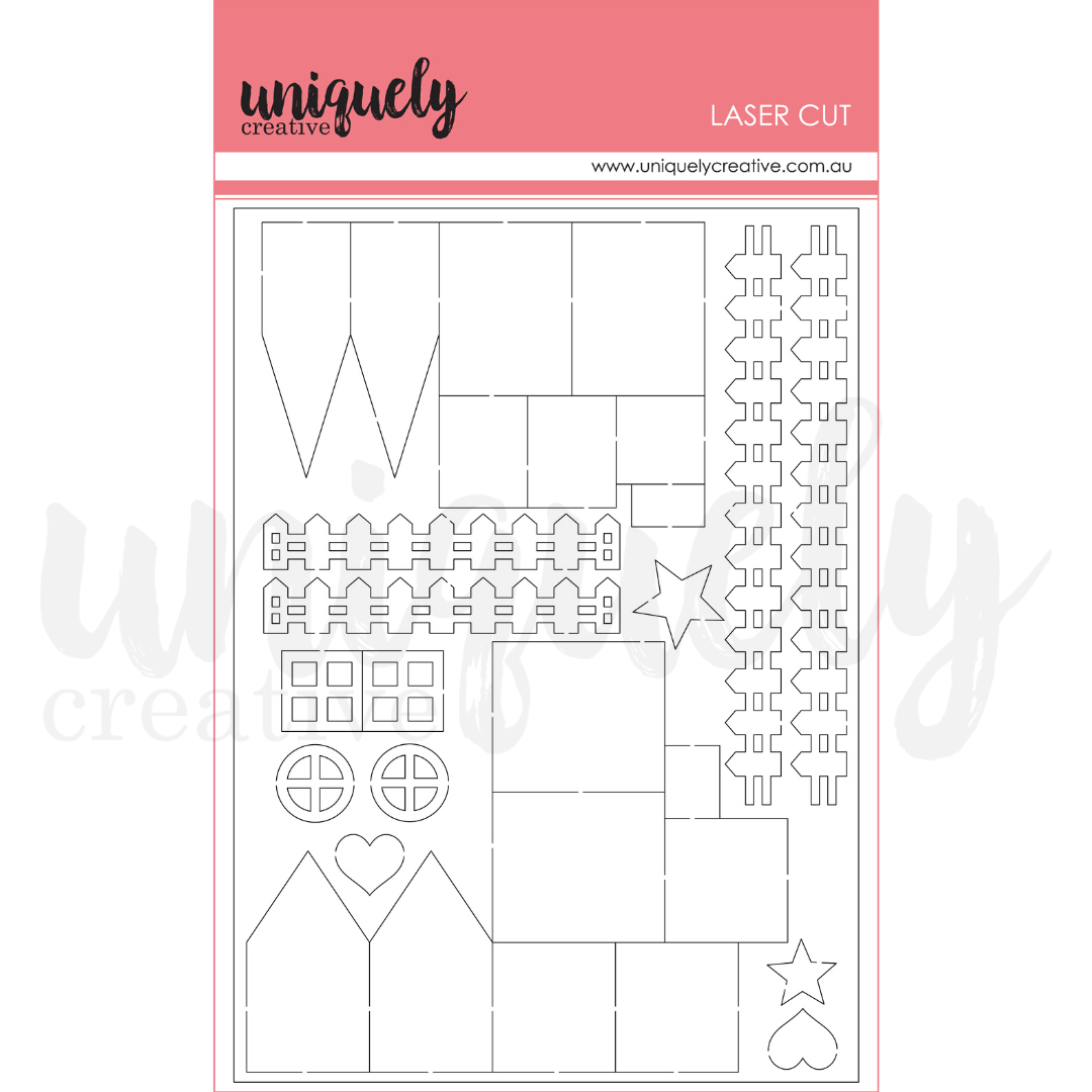 Tiny House 4 Laser Cut DIY Model Kit - Miniature Wooden House Craft for Adults & Teens - Perfect for Home Decor, Gifts, and Relaxation