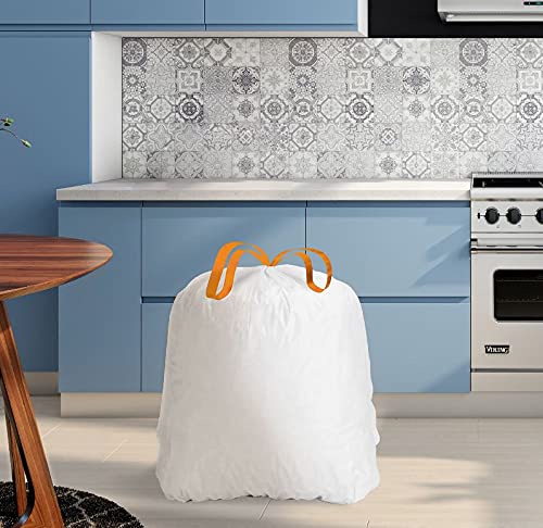 Husky Tall Kitchen Trash Bags 13 Gallon - 120 Count Expandable Drawstring Garbage Bags (1 Pack) for Home, Office & Outdoor Use