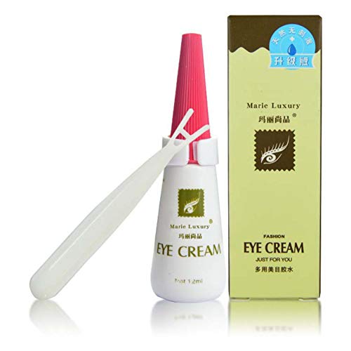 Waterproof Eyelash Glue - Clear & Black False Eyelash Adhesive for Long Lasting Makeup | Professional Lash Extension Glue for Daily Use, Parties & Special Occasions