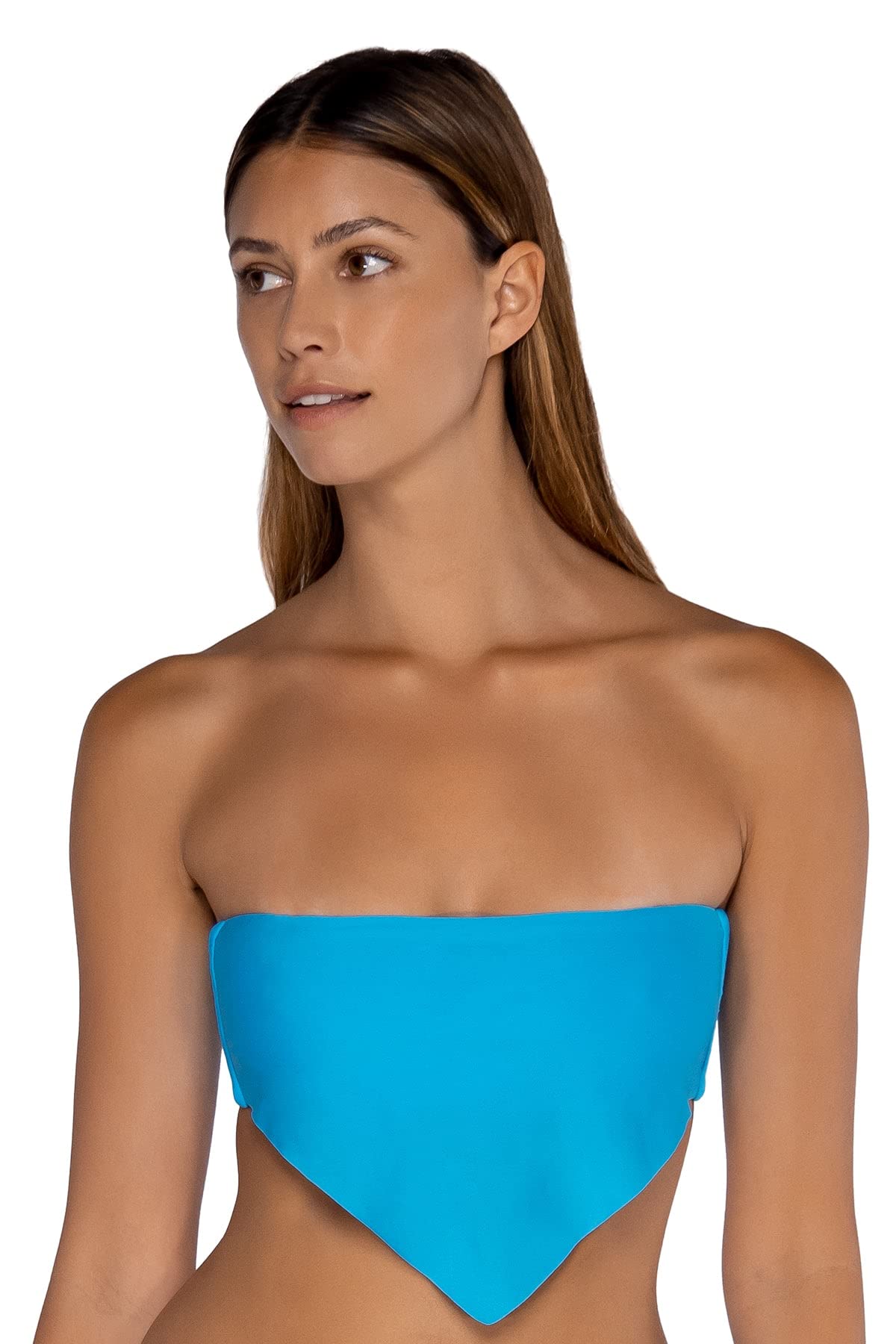 Elizabeth Turner Evelyn Women's Swimsuit Bandeau Bikini Top - Sexy Push Up Bathing Suit for Beach & Pool Party | Summer Vacation Swimwear