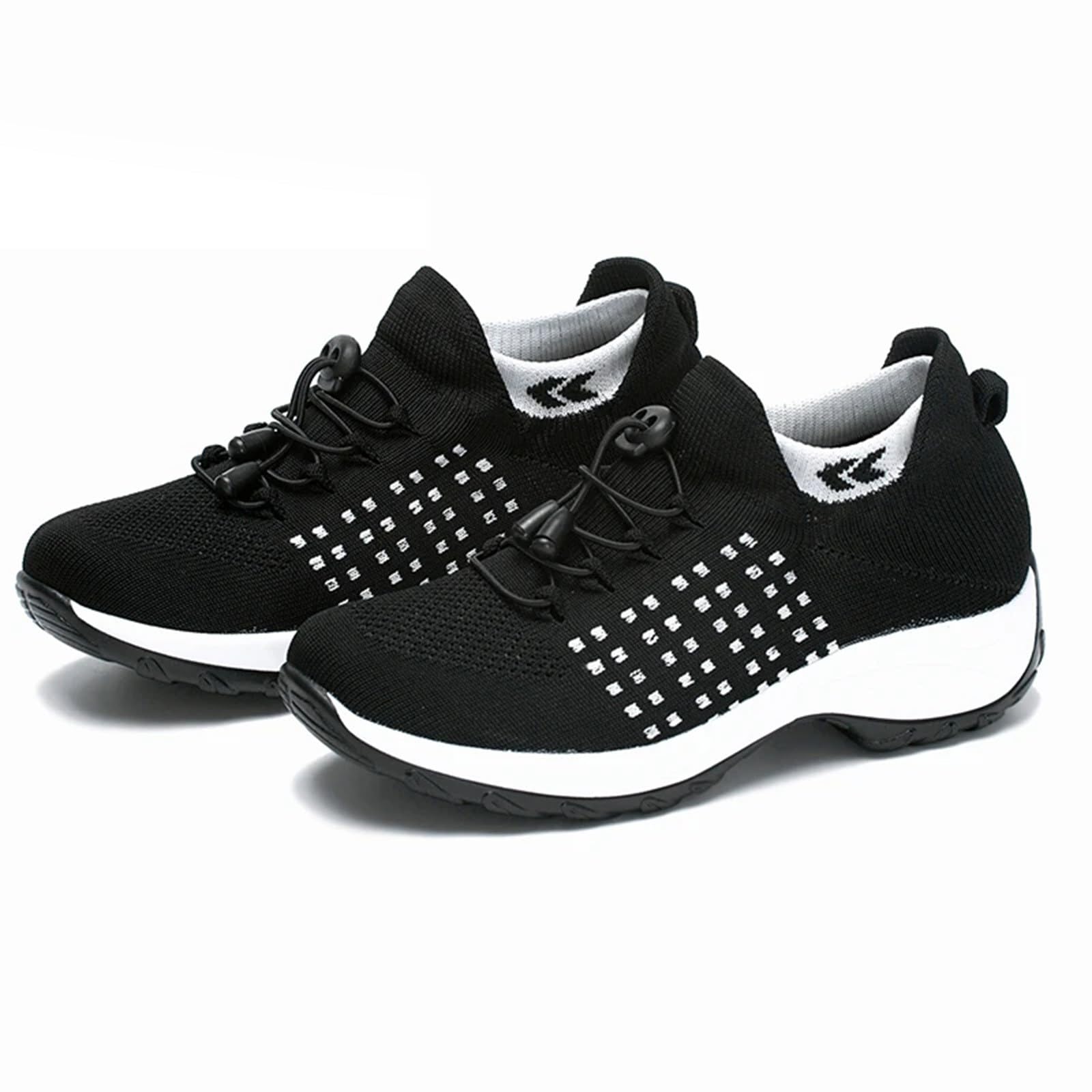 Women's Lightweight Breathable Walking Sneakers - Non-Slip Gym Running Shoes for Women - Comfortable Casual Sports Shoes for Fitness, Tennis & Everyday Wear