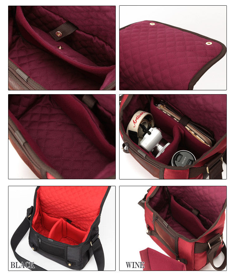 Artisan & Artist PR012 Premium Leather Camera Bag for DSLR & Mirrorless Cameras - Perfect for Travel, Photography & Everyday Use