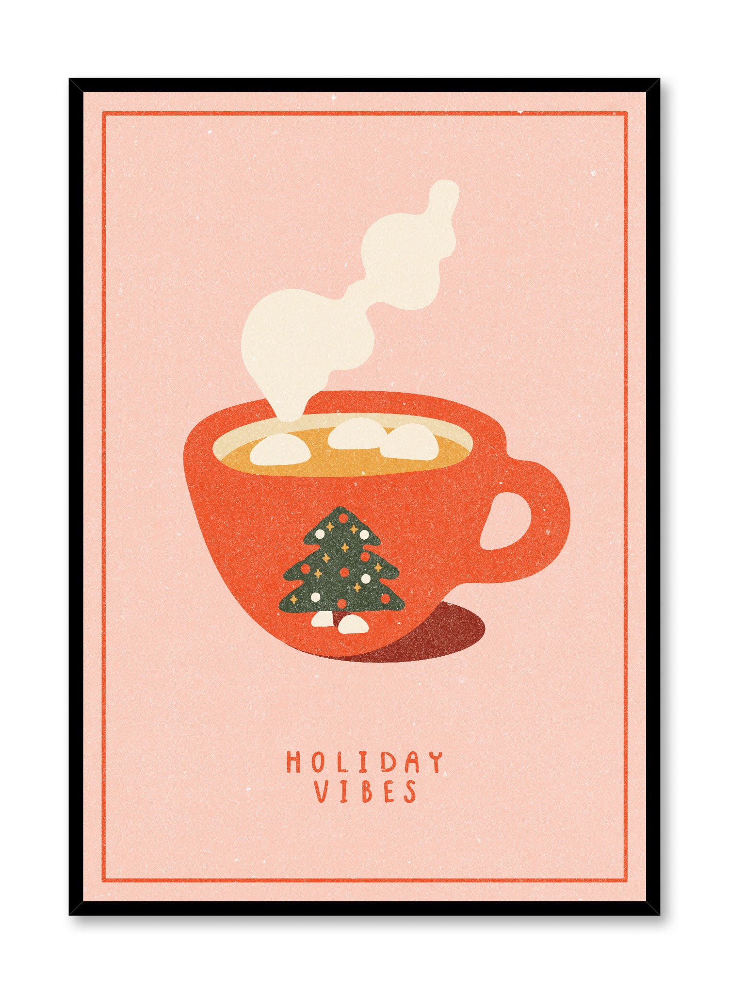 Marshmallow Vibes Poster - Aesthetic Wall Art Decor for Bedroom, Living Room & Office - Perfect for Home, Dorm & Gift Ideas