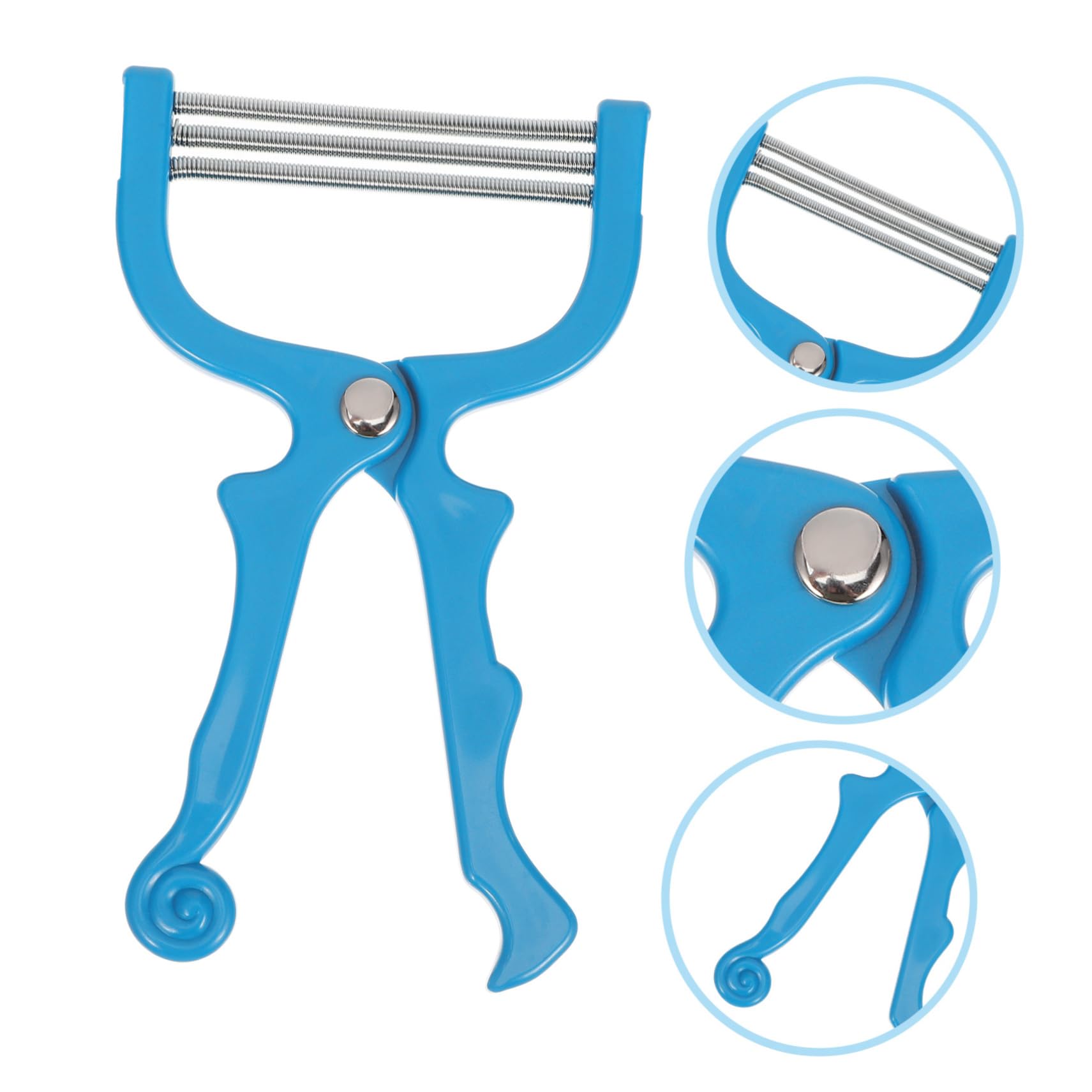 Gentle & Efficient Facial Hair Remover for Women - 3 Pack Spring Lip Hair Epilator | Painless Upper Lip & Chin Hair Removal Tool | Perfect for Home Use & Travel