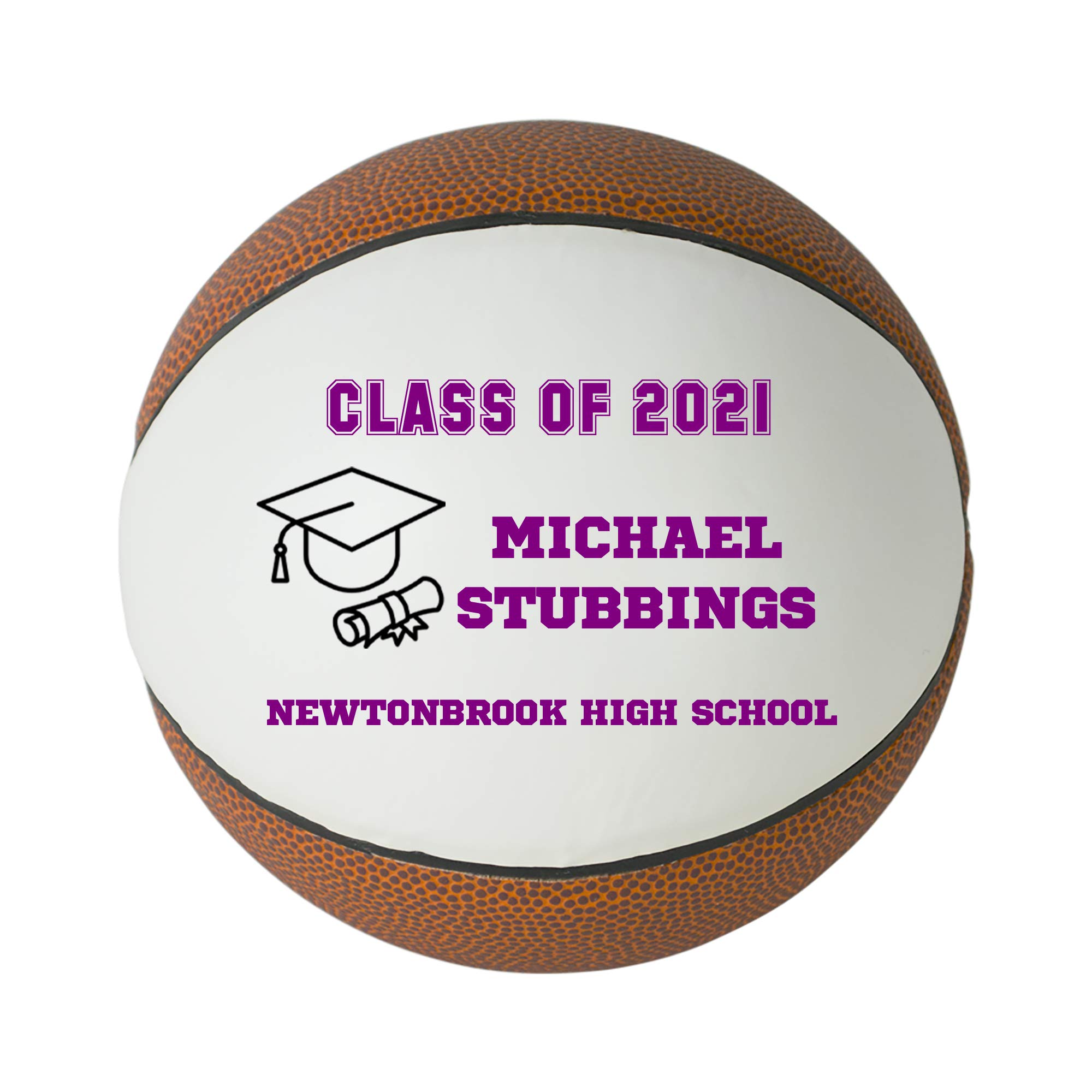 Custom Personalized 2023 Graduation Basketball - High School Senior Gift for Boys & Girls - Class of 2023 Commemorative Keepsake - Perfect for Graduation Parties & School Celebrations