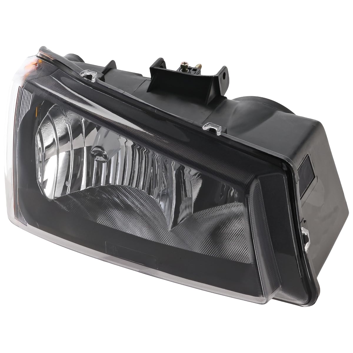 BAP For 2003-2006 Chevy Silverado Right Side Headlight Assembly - Halogen Fluted Reflector Replacement (Includes 2007 Classic) - CAPA Certified - Perfect for Night Driving & Off-Road Use