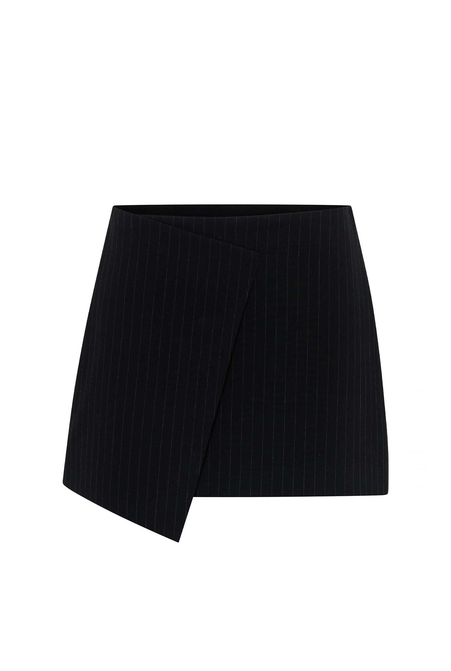 Campbell Black Pinstripe Skort - Stylish and Comfortable Skirt Shorts for Women | Perfect for Golf, Tennis, and Casual Outings