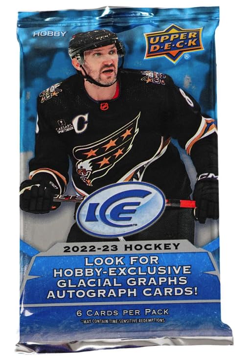 2022-2023 NHL Hockey Trading Cards Hobby Box - 12 Packs (6 Cards Each) | Collectible Sports Memorabilia for Hockey Fans & Card Collectors - Perfect for Gifts, Trading, and Display