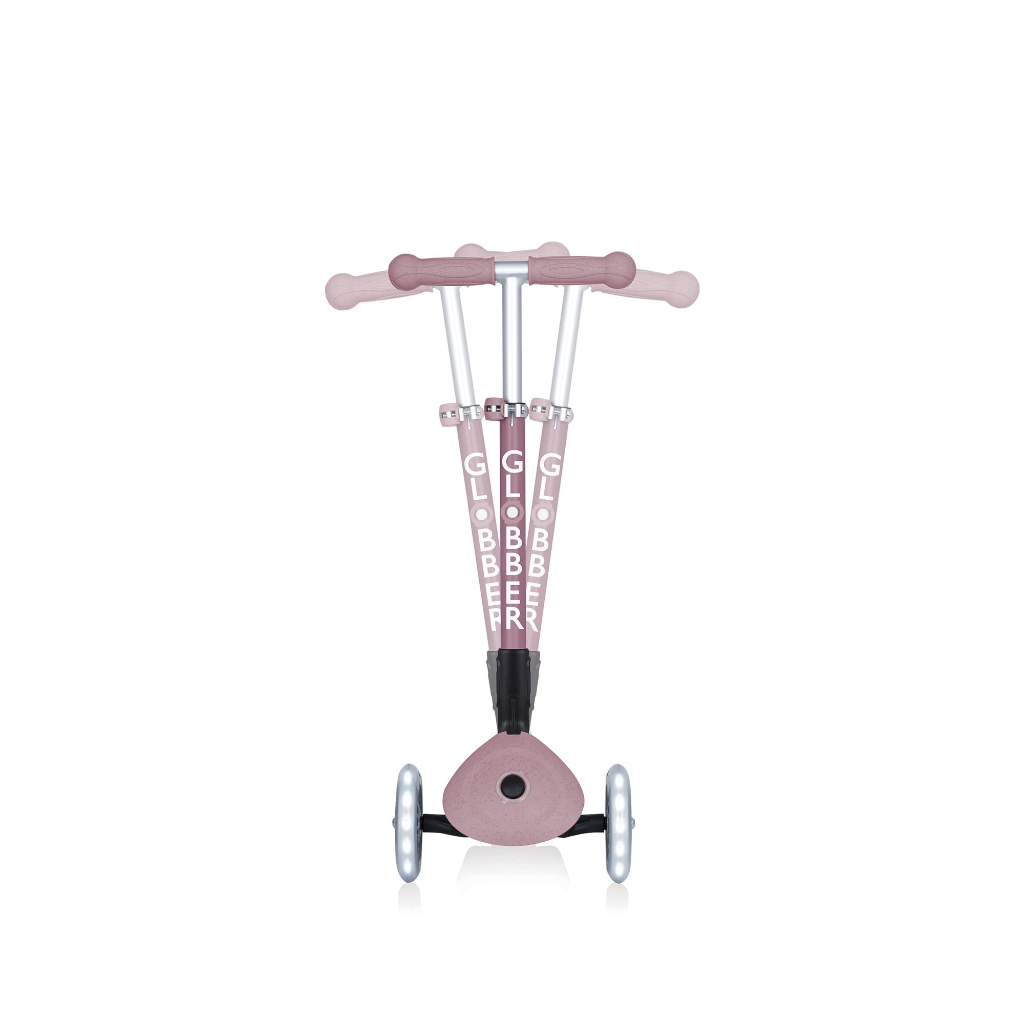 Globber Junior Foldable Light-Up Eco Scooter - Unisex Youth Kick Scooter for Kids | Perfect for Commuting, School & Outdoor Fun