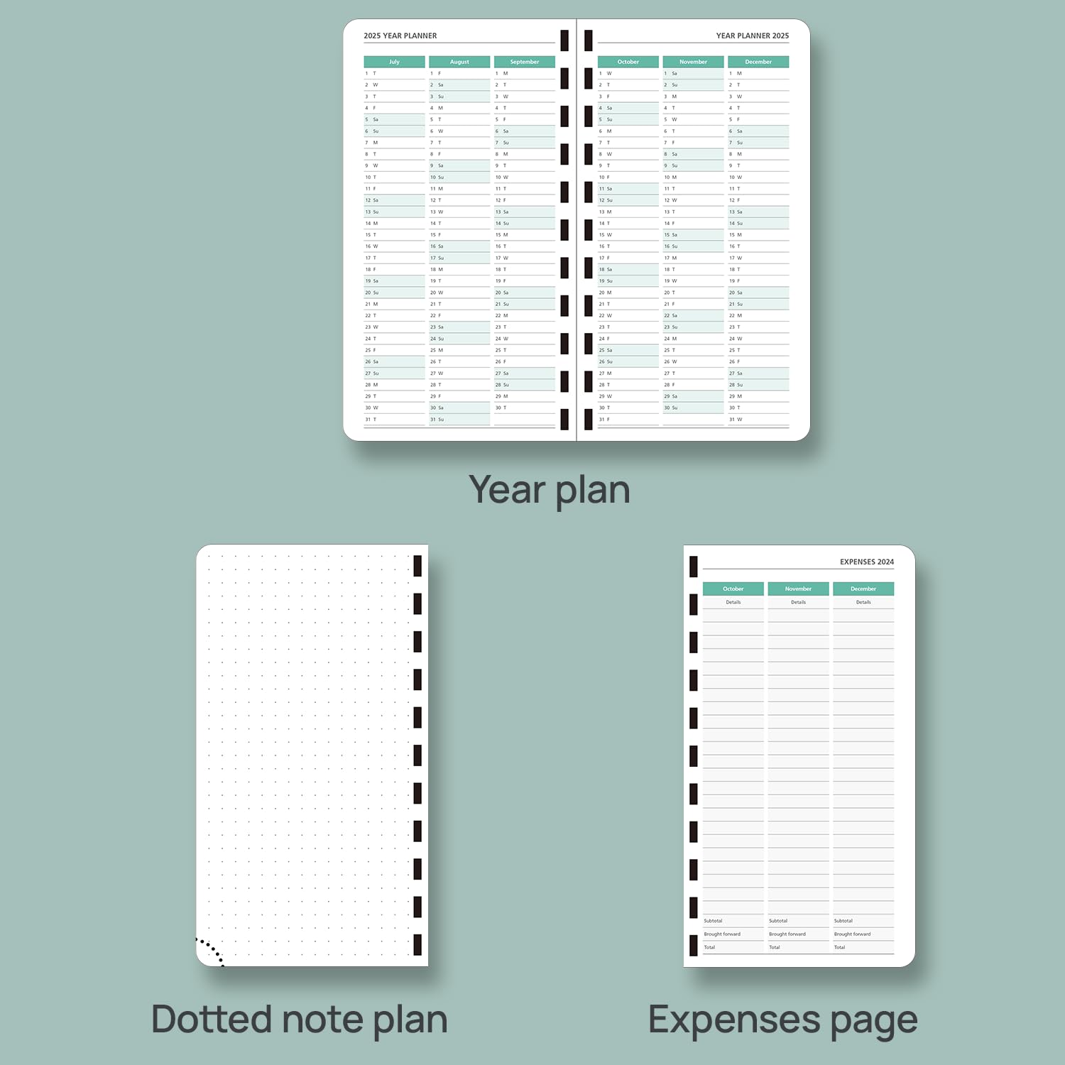 POPRUN 2024-2025 Pocket Planner (3.5