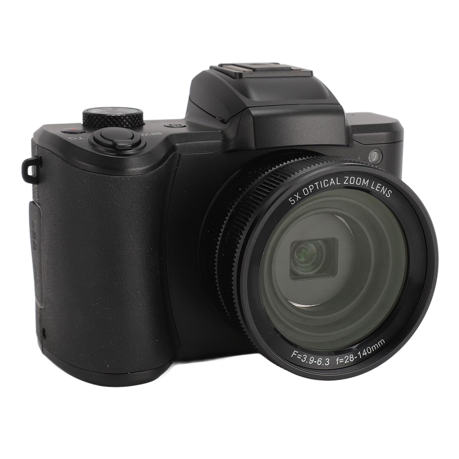 5K Digital Camera 64MP with 5X Optical Zoom - Auto Focus Vlogging Camera for YouTube, Travel & Photography (UK Plug) - Perfect for Content Creators, Travel Vlogging & Everyday Shooting
