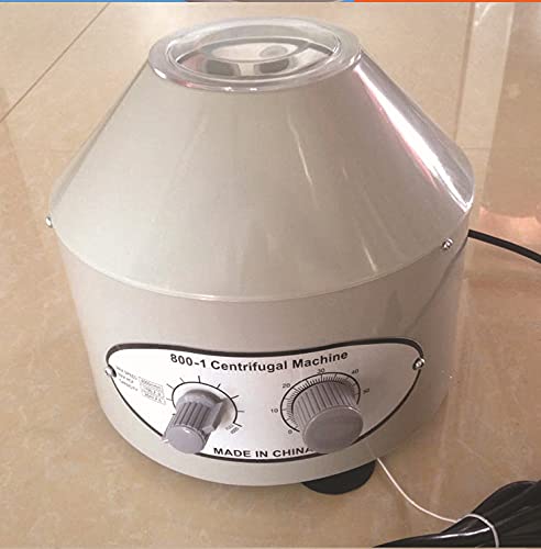 Portable Electric Centrifuge Machine with Timer & Speed Control - Compact Benchtop Lab Equipment for DNA, Blood, Urine Testing in Home & Clinical Labs