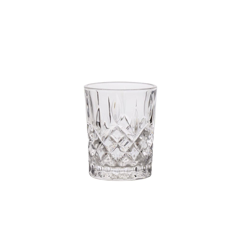 4-Piece Cordial Shot Glass Set - Elegant Liqueur & Whiskey Tasting Glasses for Home Bar, Parties & Gifts