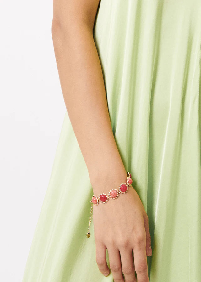 Patti Bracelet for Women - Stylish Fuchsia Adjustable Bangle - Perfect for Casual Wear, Parties & Gifts