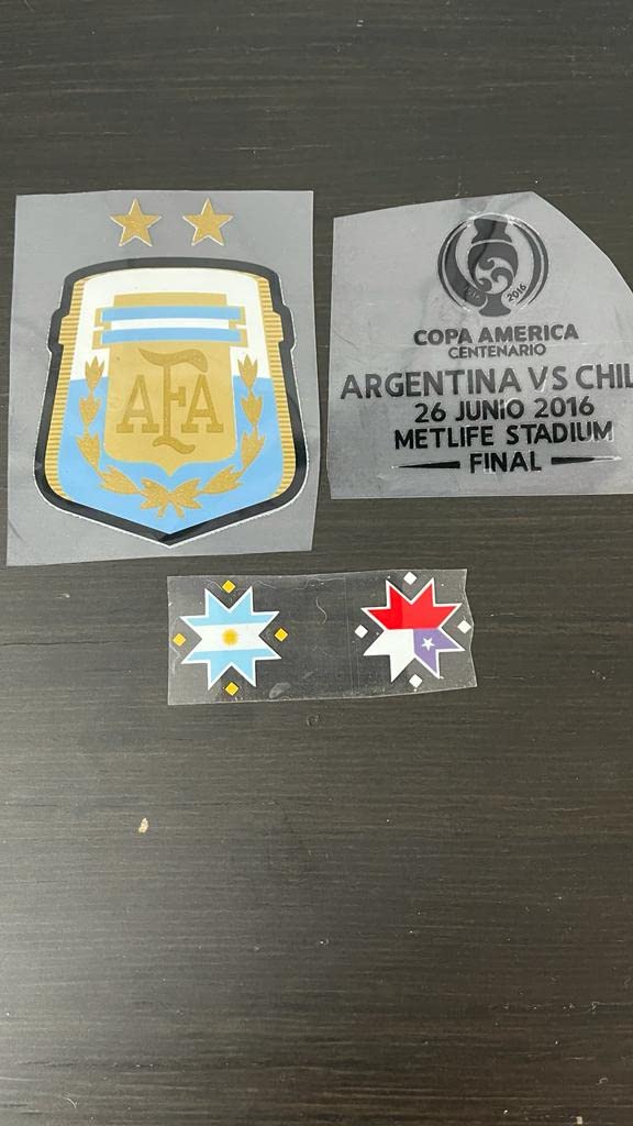 Argentina National Team Soccer 2016 Copa America vs. Chile Patch Logo - Vintage Football Collectible for Fans, Jerseys, Scarves & Memorabilia Display