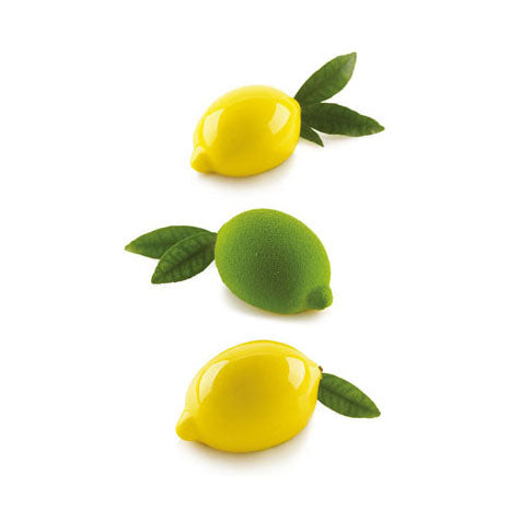 SILIKOMART Limone & Lime 120 Silicone Mold for Baking - Lemon & Lime Shaped Cake, Chocolate, Candy, Soap, Resin Crafts - Perfect for Home Baking & DIY Projects