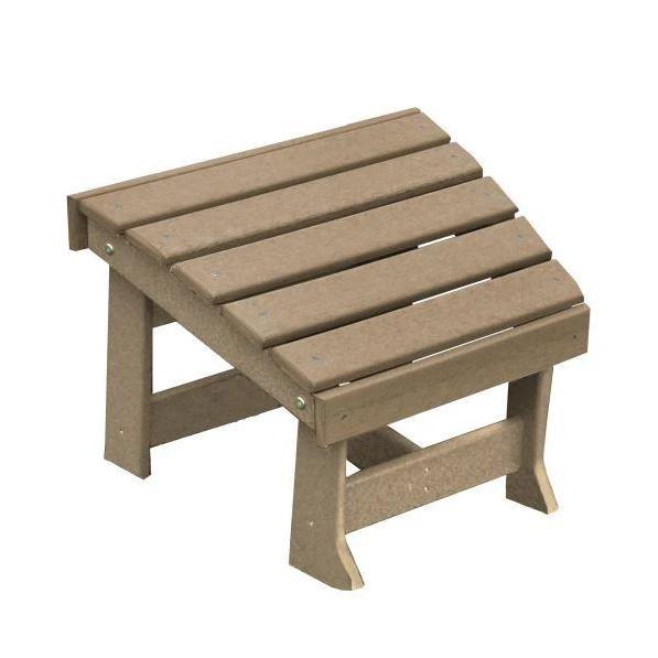 A & L Furniture Poly New Hope Footstool - Soft and Durable Ottoman with Sturdy Legs - Perfect for Living Room, Bedroom, or Office Decor