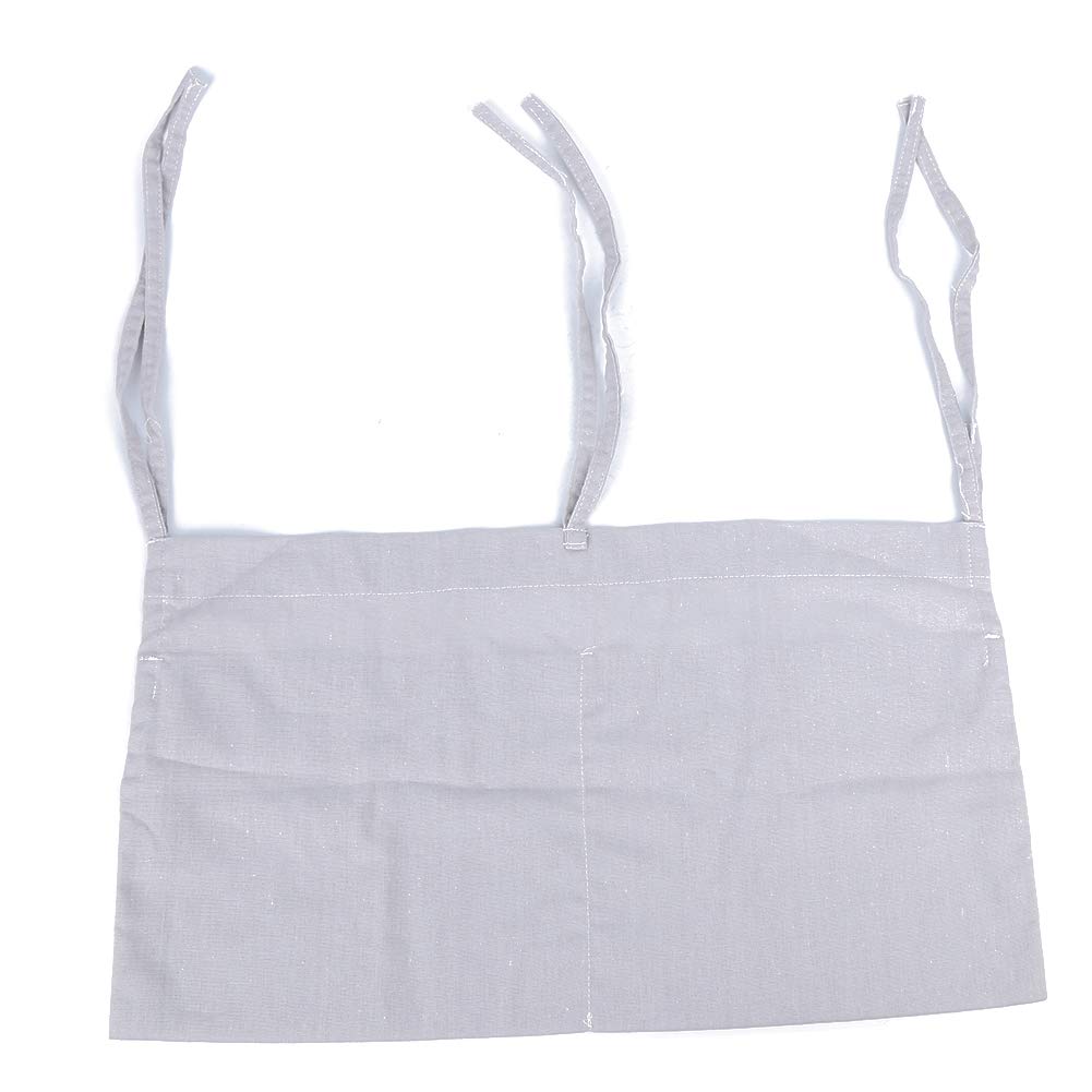 Gray Baby Nursery Organizer - Hanging Cloth Toy Storage Pouch for Crib, Stroller & Nursery Organization | Perfect for Diapers, Pacifiers & Baby Essentials