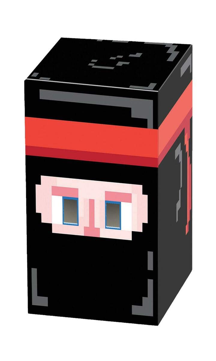 Ninja 8-Bit Box Head - Retro Pixel Art Headwear for Cosplay, Gaming & Anime Conventions - Perfect for Halloween Costumes, Comic Con, and Video Game Themed Parties