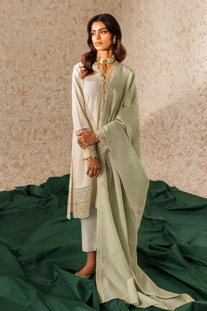 Stylish Mushk Light 2-Piece Set (Shirt & Dupatta) - Perfect for Festivals, Weddings & Ethnic Occasions