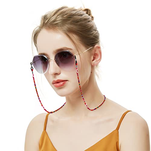 Adjustable Glasses Straps Pack of 5 - Eyewear Lanyard for Men & Women - Perfect for Reading & Sunglasses