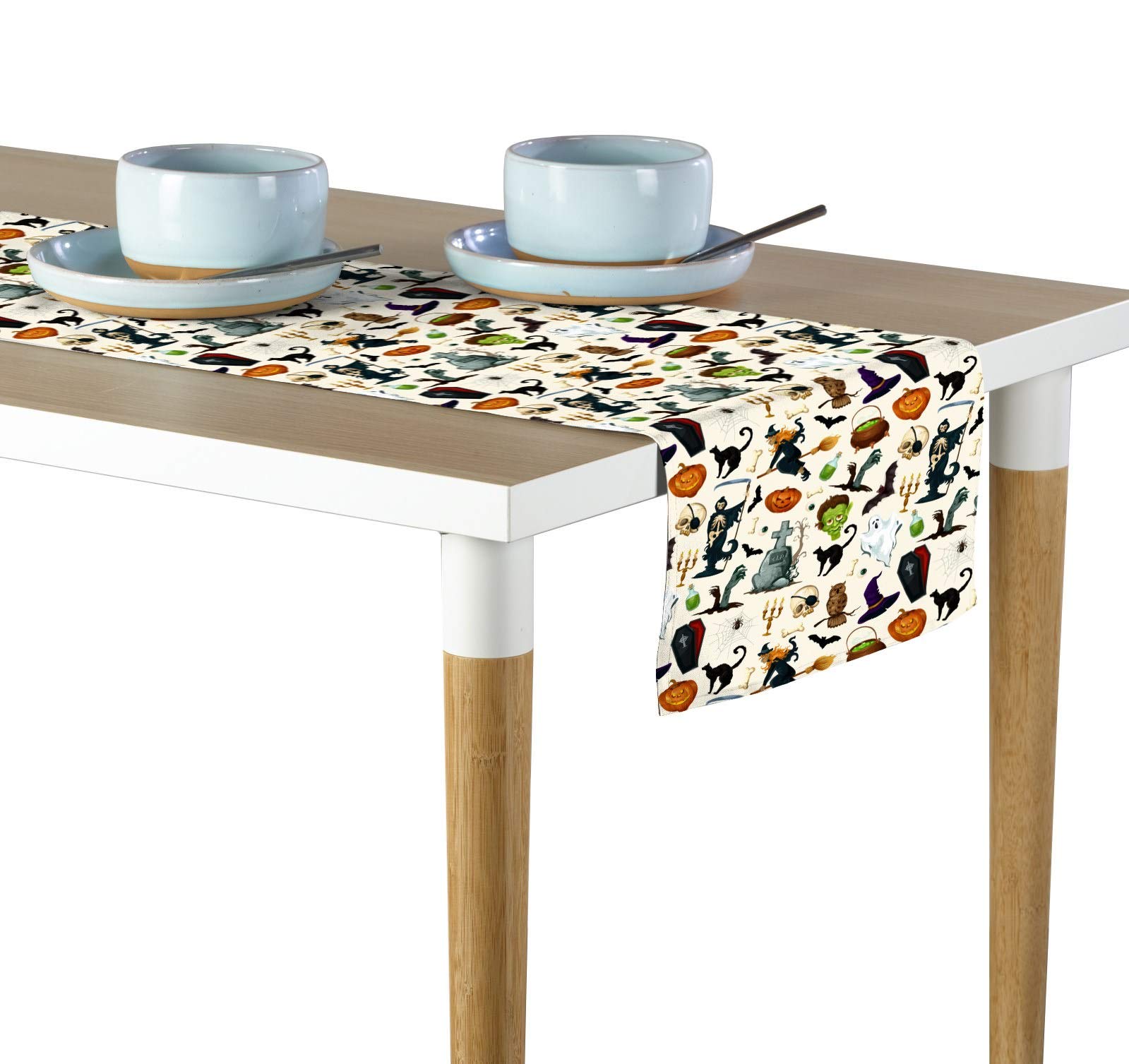 Monster Mash Halloween Table Runner 14