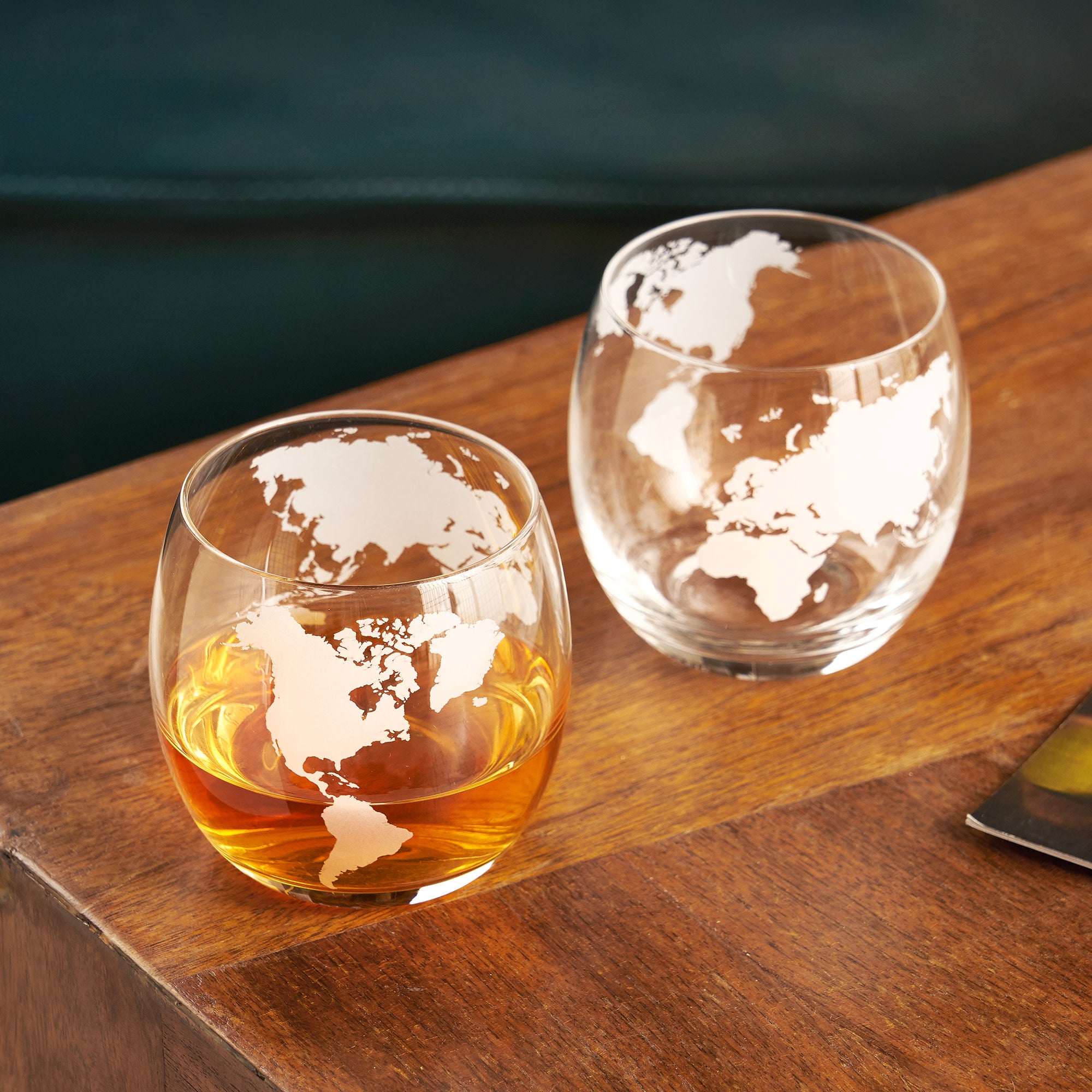 Premium Whiskey Glasses Set of 2 - Heavy Base Crystal Clear Old Fashioned Rocks Tumblers for Bourbon, Scotch & Cocktails - Perfect for Home Bar, Gifts & Entertaining
