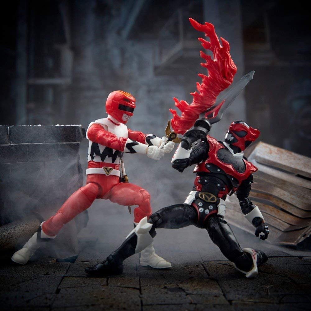Power Rangers Lightning Collection - Space Psycho Red Ranger & Lost Galaxy Red Ranger 6-Inch Action Figures | Collectible Toy for Fans, Gift for Kids | Display, Play, Cosplay, and Collection Scenes