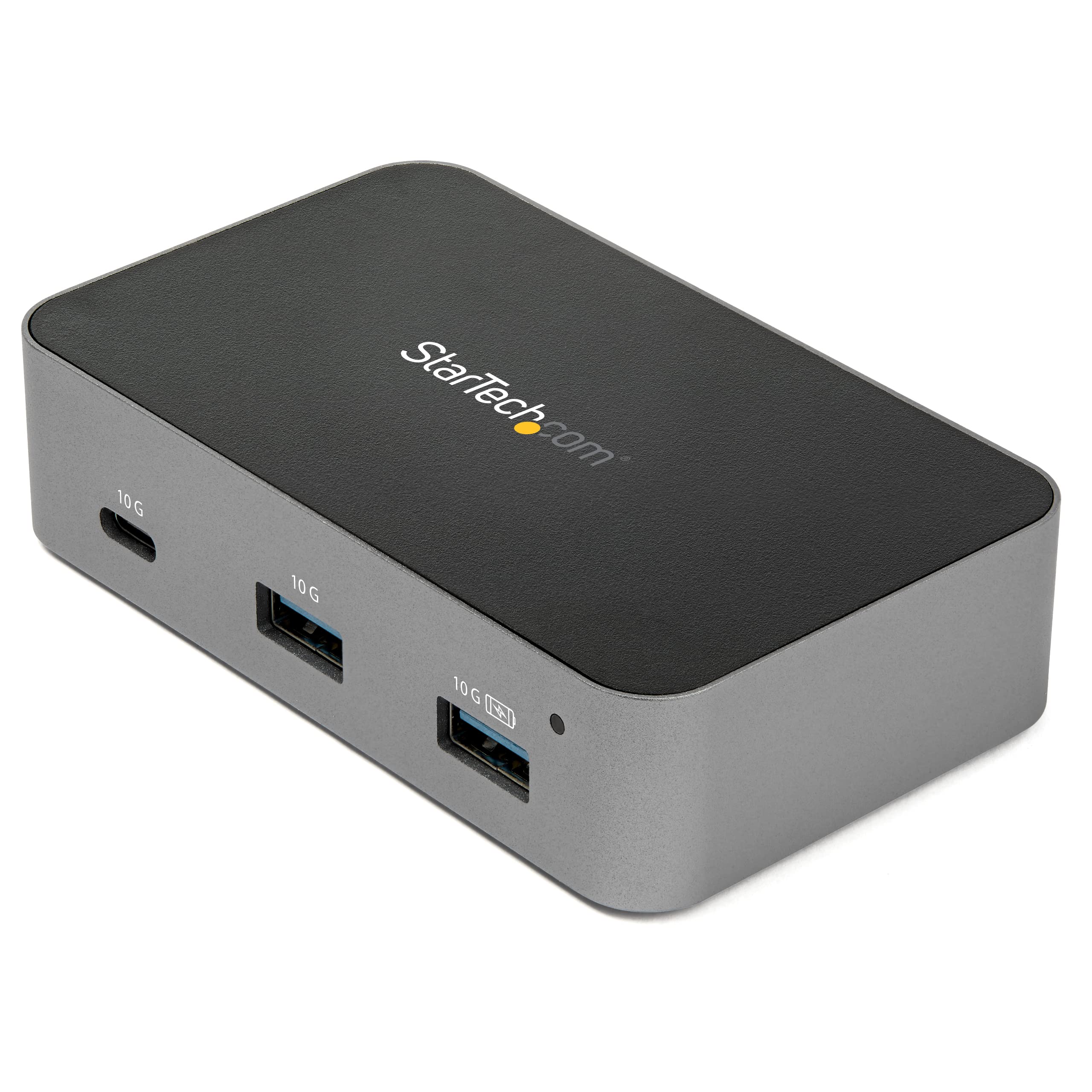 StarTech.com 4-Port USB C Hub with 3 USB-A & 1 USB-C Ports - 10Gbps USB 3.1 Gen 2 High Speed Data Transfer - Includes Universal Power Adapter - Perfect for Laptop, Desktop & Workspace Connectivity (HB31C3A1CS)