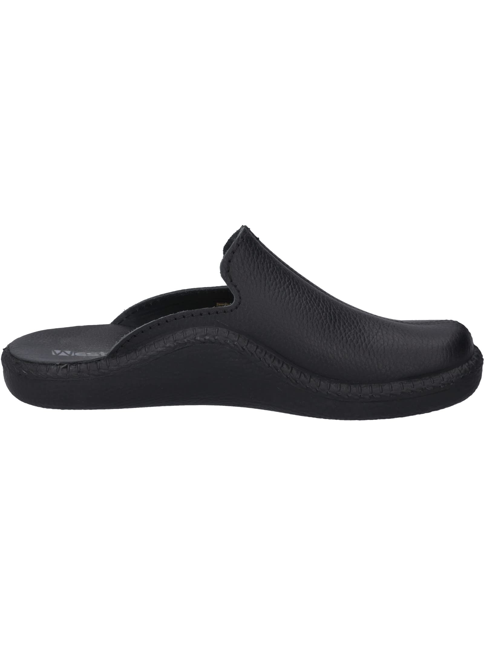 Romika Westland Monaco 202g Men's Black Slippers Size 11 - Comfortable Indoor/Outdoor House Shoes for Relaxation & Lounge Wear