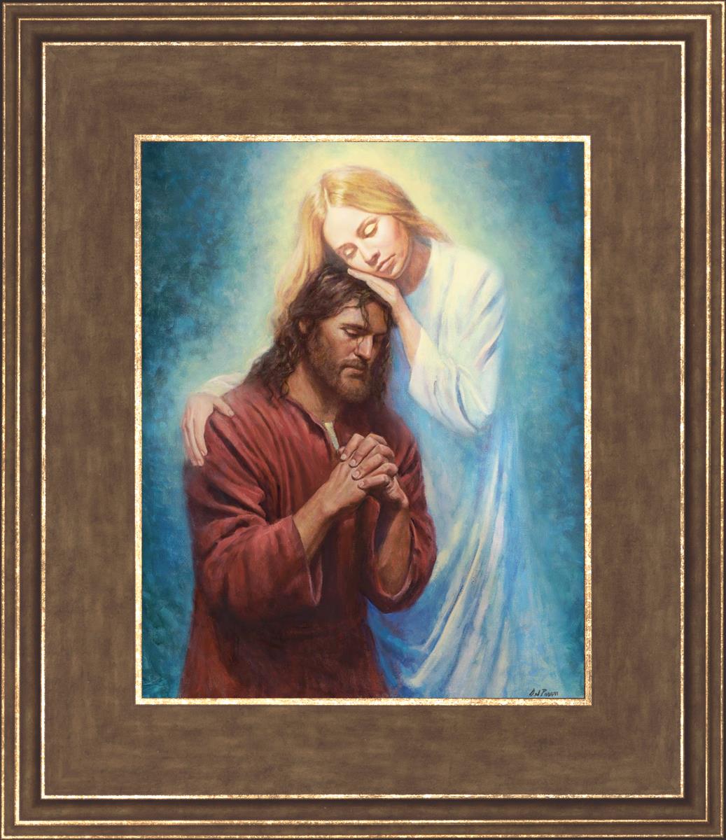Angel Mother by Del Parson - Religious Wall Art for Home Decor - Perfect for Living Room, Bedroom & Church Inspirational Decor