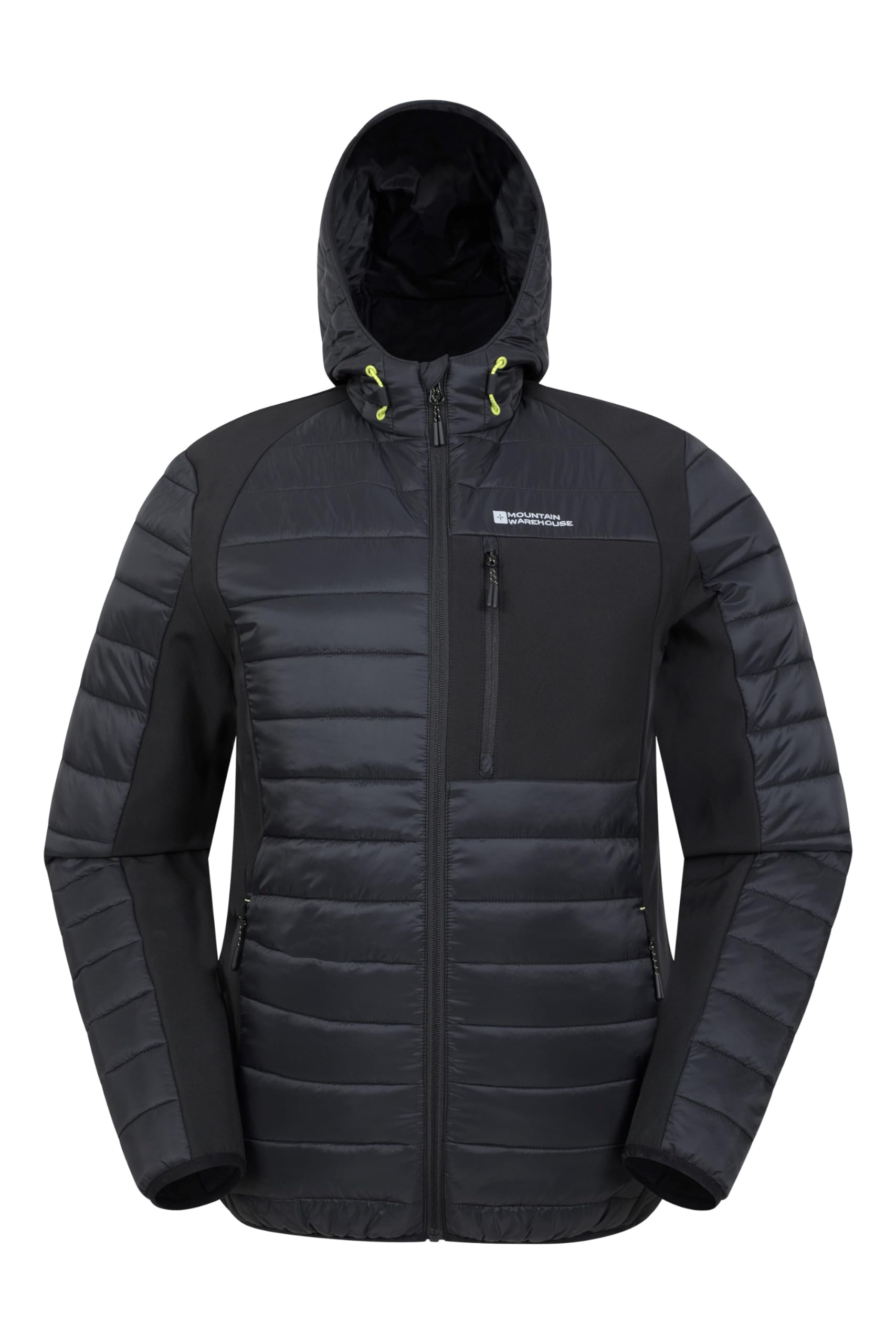 Mountain Warehouse Men's Turbine Softshell Jacket - Waterproof Windproof Winter Travel Coat for Hiking, Skiing & Outdoor Adventures