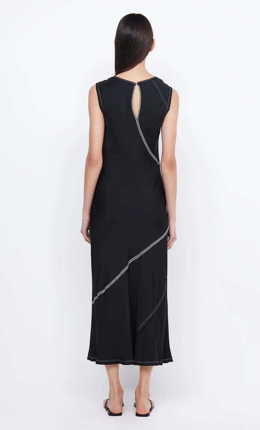 Emery Panel Maxi Dress - Flowy Long Summer Dress for Women, Boho Chic Beach Dress with Side Slits, Perfect for Vacations, Weddings & Casual Outings
