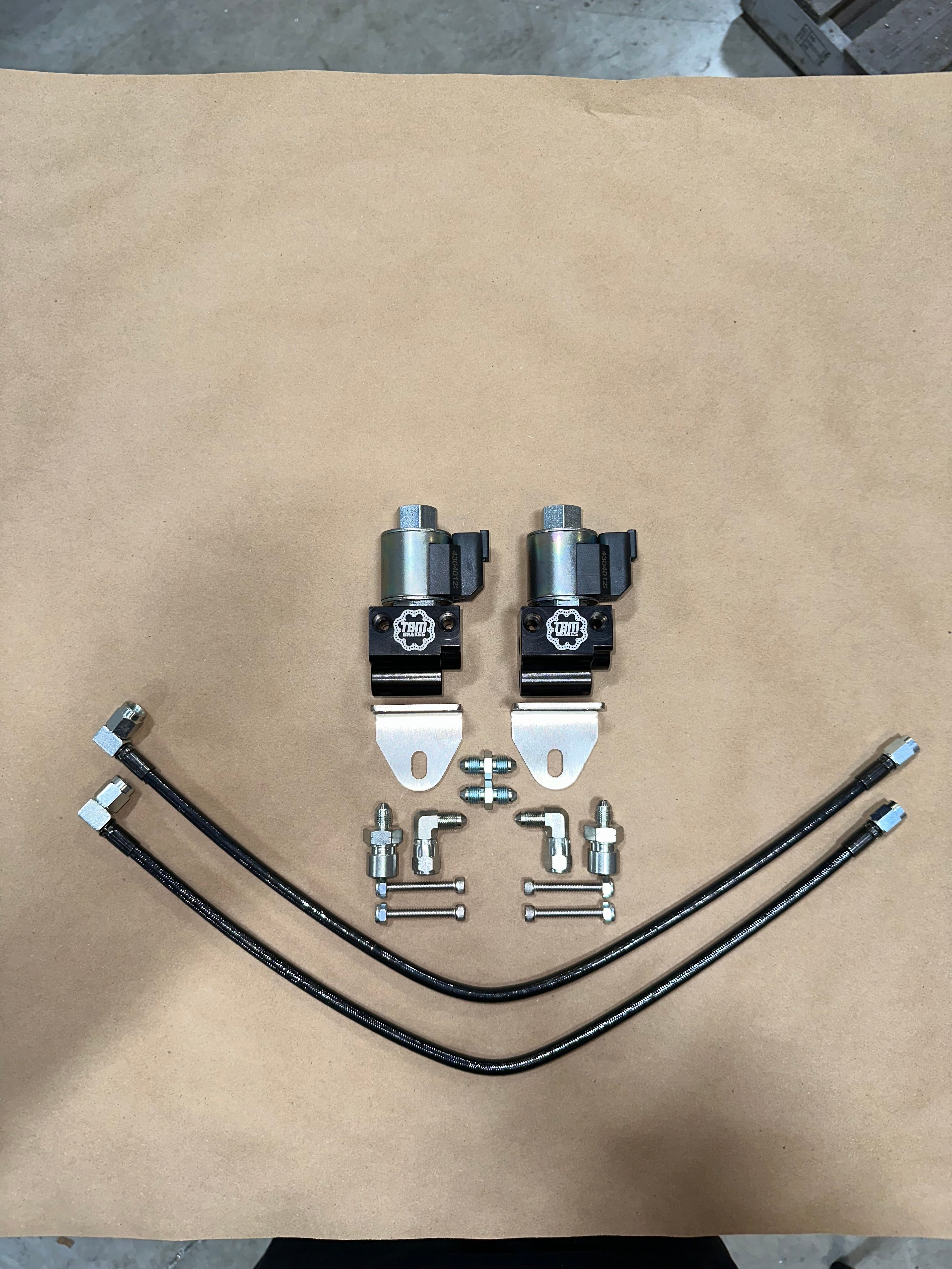 2021 Ford F150 TBM Dual Line Lock Kit with Brackets - High Performance Brake Lock System for Racing & Off-Roading