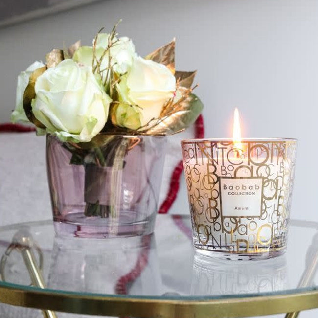 Baobab Collection My First Baobab Aurum Scented Candle - Luxury Home Fragrance for Relaxation & Romantic Ambience