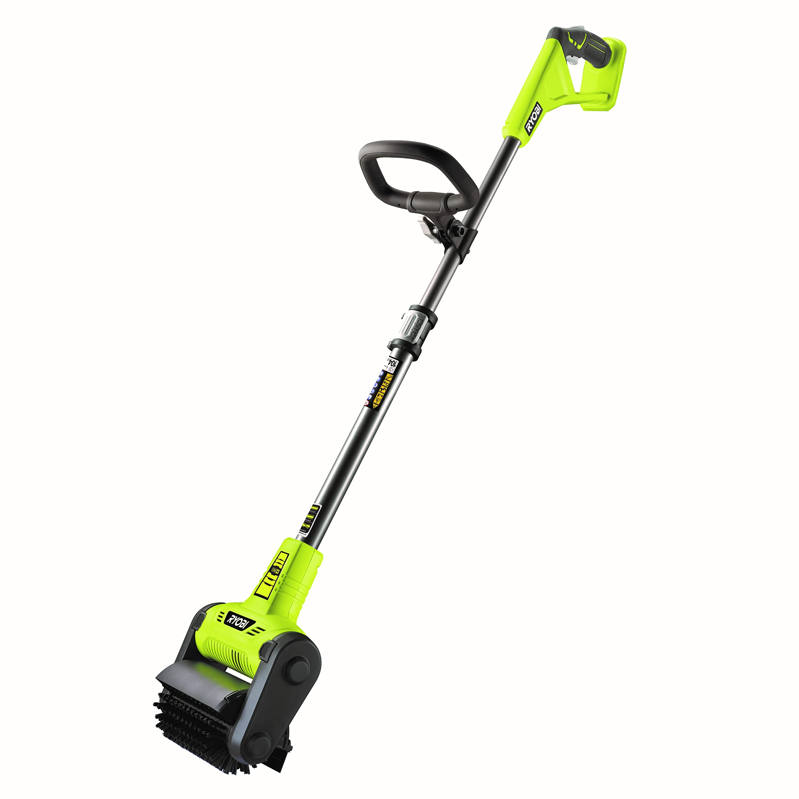 RYOBI RY18PCB-0 ONE+ 18V Cordless Patio Cleaner with Scrubbing Brush (Bare Tool) - Ideal for Cleaning Decks, Driveways & Outdoor Surfaces