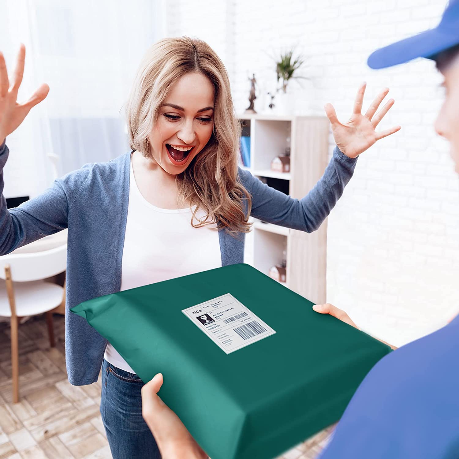 14.5x19 Inch Eco-Friendly Poly Mailer Envelope Shipping Bags - Waterproof & Durable Forest Green Mailing Pouches for Ecommerce, Clothing, Books & Small Packages | Perfect for Online Sellers & Small Businesses