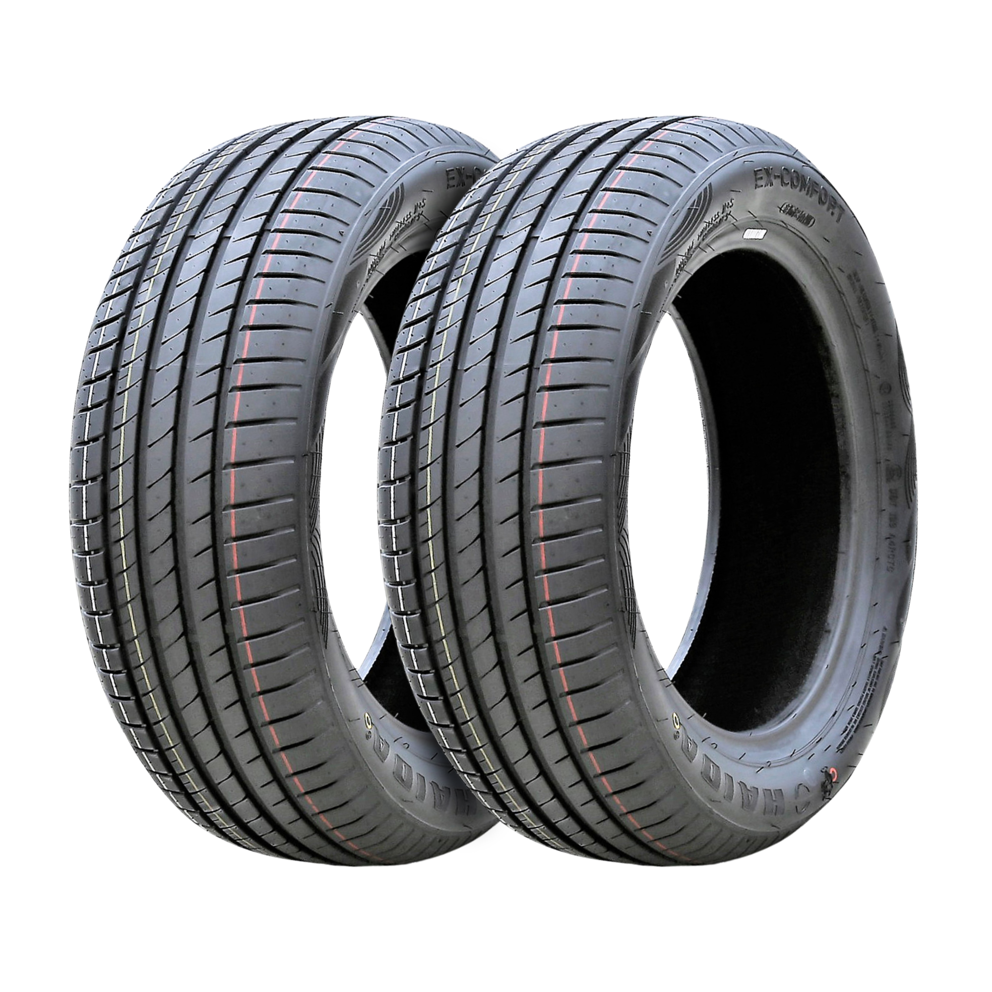 Haida EX Comfort 195/55R15 85V All-Season Performance Tires - 2 Pack for Sedans, Coupes & Compact Cars - Smooth Ride & Wet Traction