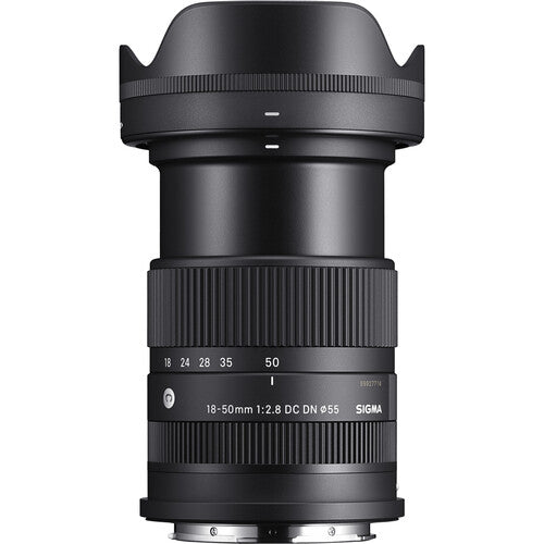 Sigma 18-50mm f/2.8 DC DN Contemporary Lens for Sony E Mount - Compact & Fast Aperture Zoom Lens for Mirrorless Cameras - Perfect for Travel, Portrait & Street Photography