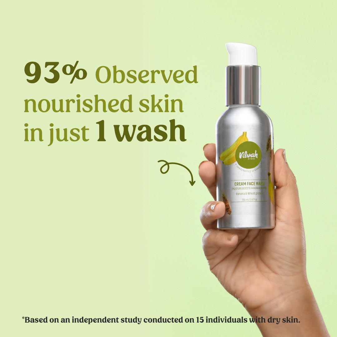 Fragrance-Free Cream Face Wash for Sensitive Skin - Gentle Daily Cleanser for Dry & Acne-Prone Skin - Morning & Night Skincare Routine