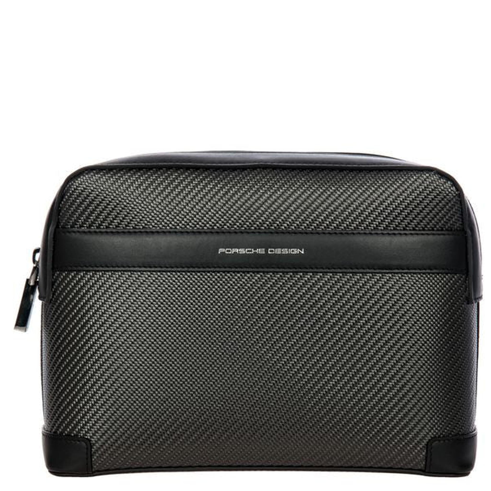 Porsche Design Carbon Fiber Wash Bag for Men & Women - Travel Toiletry Organizer for Gym, Business Trips & Daily Use