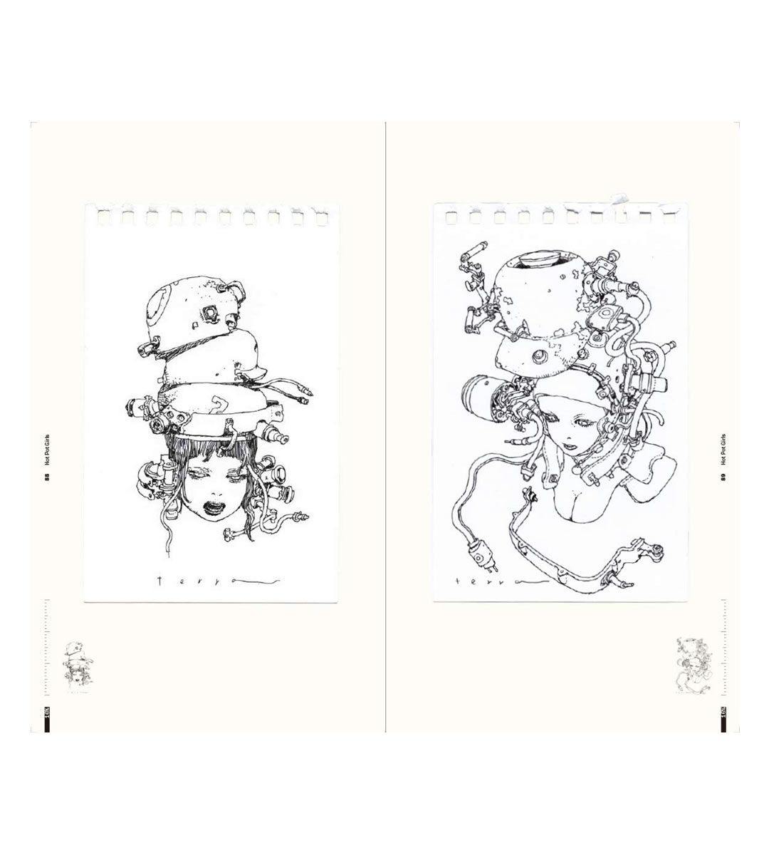 Katsuya Terada Real Size Art Book - Japanese Manga Illustration Collection for Fans & Collectors - Perfect for Home Decor, Gift Ideas & Anime Enthusiasts