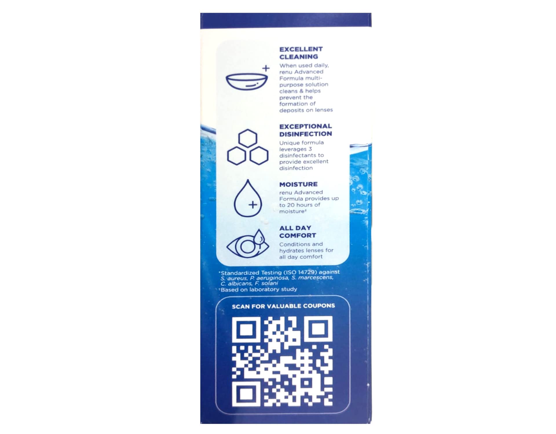 Renu Fresh Multi-Purpose Contact Lens Solution - Travel Size 2 Fl Oz (Pack of 4) | Gentle Cleaning & Disinfecting for Soft Contact Lenses | Perfect for Travel, Gym & Daily Use