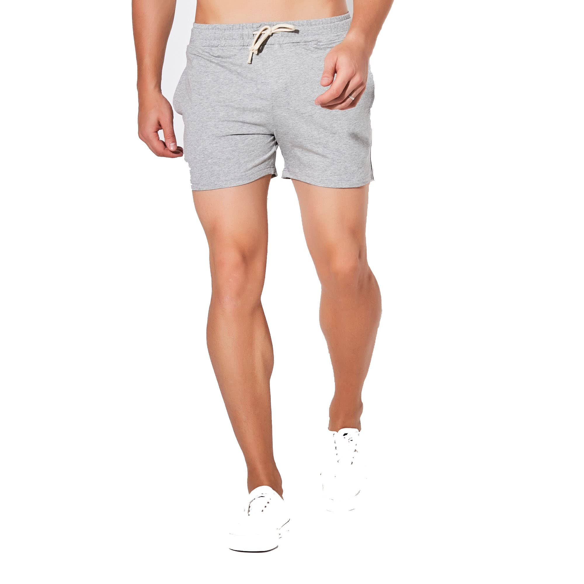 AIHUAJIE Men's Workout Running Shorts - Lightweight Gym Athletic Short Pants for Jogging, Training & Casual Wear | 80s Style Sweat Shorts for Summer Sports & Outdoor Activities