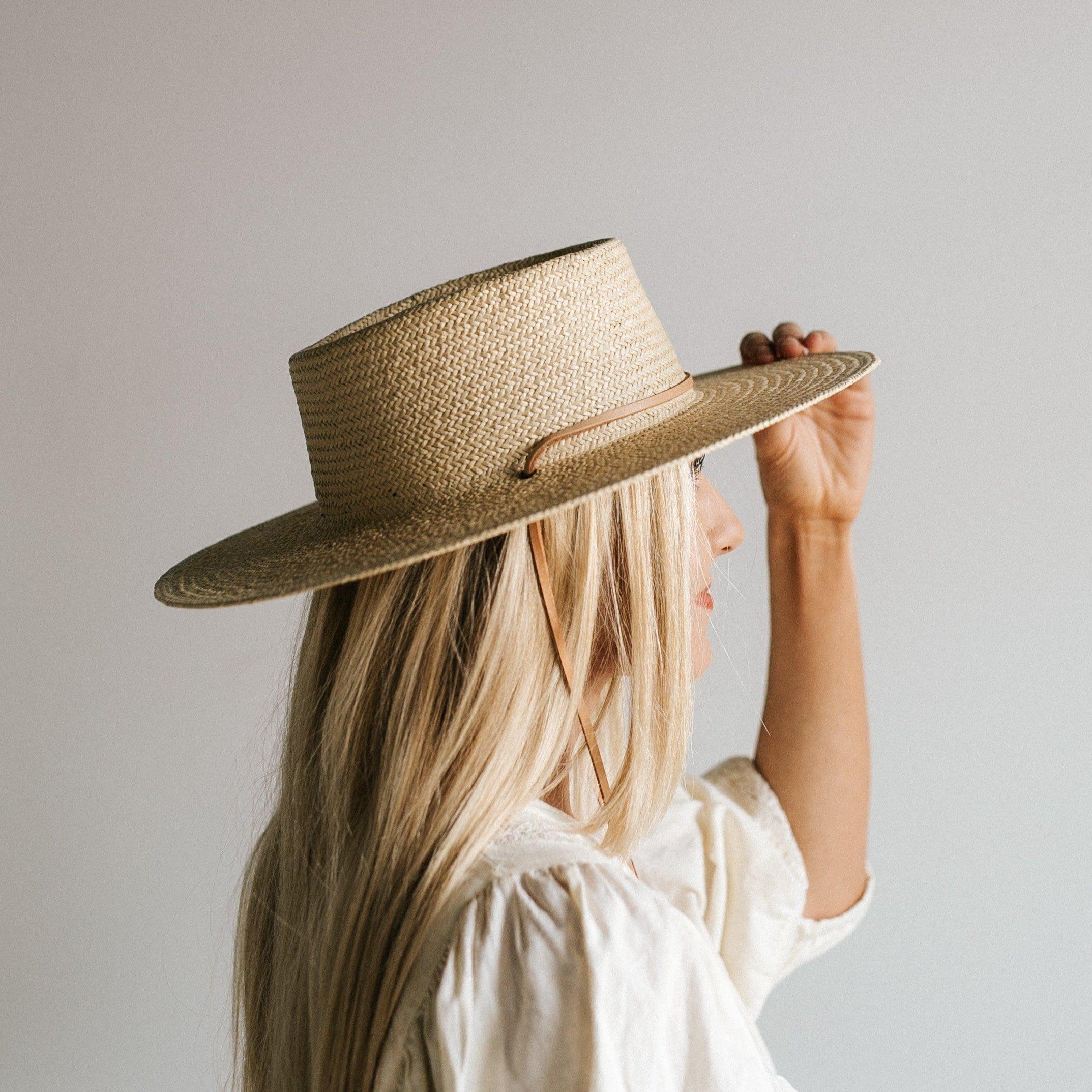 Aiden Straw Pork Pie Hat - Vintage Style Cream Felt Hat with Brim | Perfect for Cosplay, Steampunk, and Retro Fashion Outfits